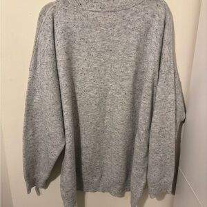 a new day Light Gray Crewneck Sweater